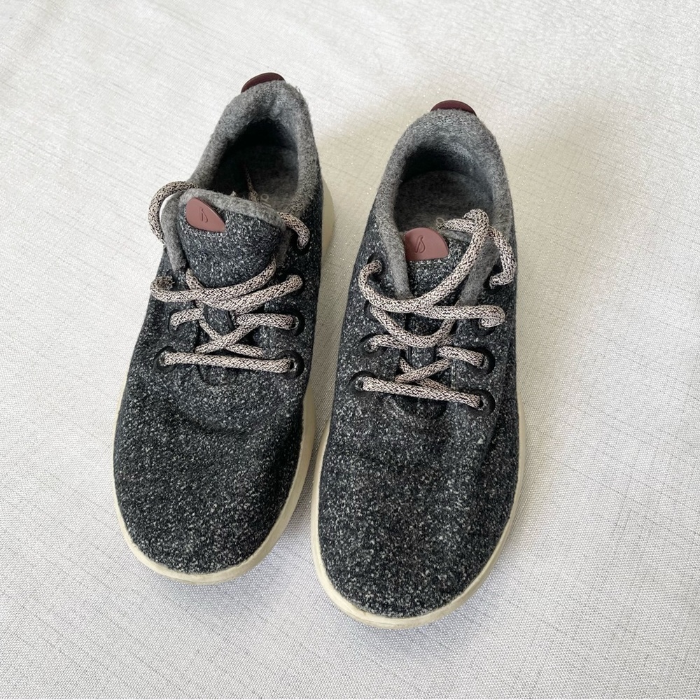 AllBirds Women's Wool Runner Mizzles Size 8 Natural Grey Outdoor Running